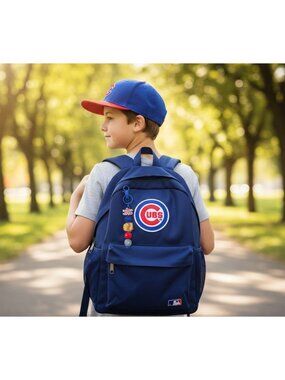Baseball-Themed Keychain With Glitter Beads & "Its A Baseball Kinda Day" Charm -